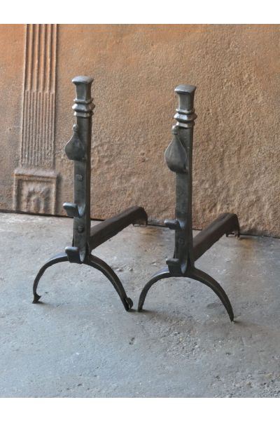 Antique Fireplace Andirons