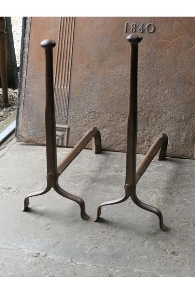 Antique Fireplace Andirons