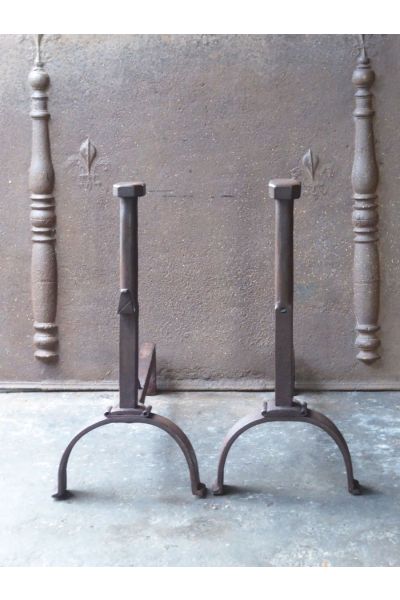 Wrought Iron Fire Dogs