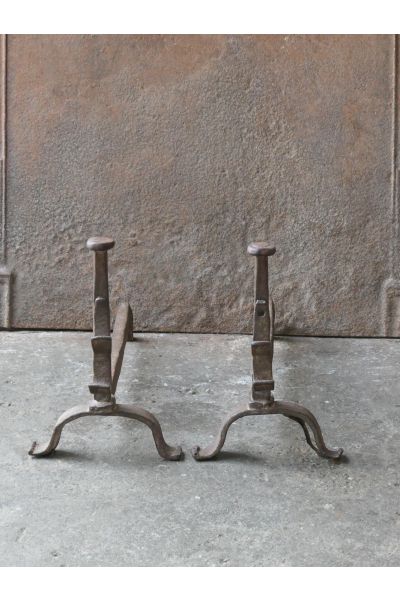 Antique Fireplace Andirons