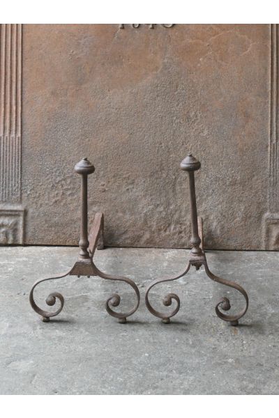 Antique Fireplace Andirons