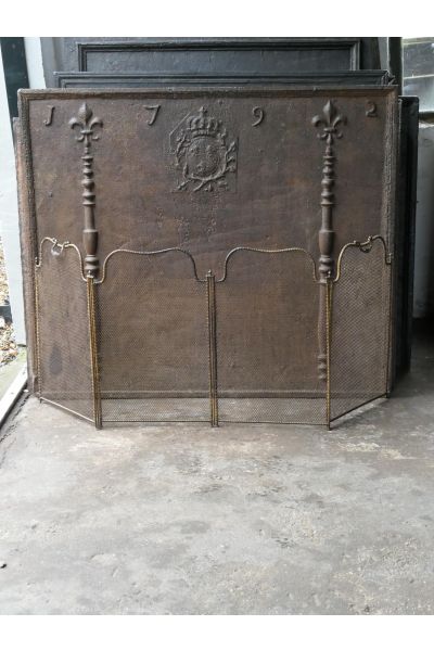 Antique French Fire Screen