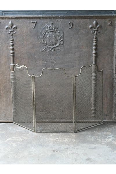 Antique French Fire Screen