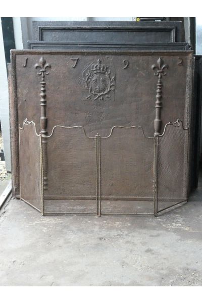 Antique French Fire Screen