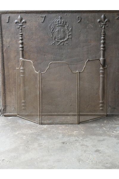 Antique French Fire Screen