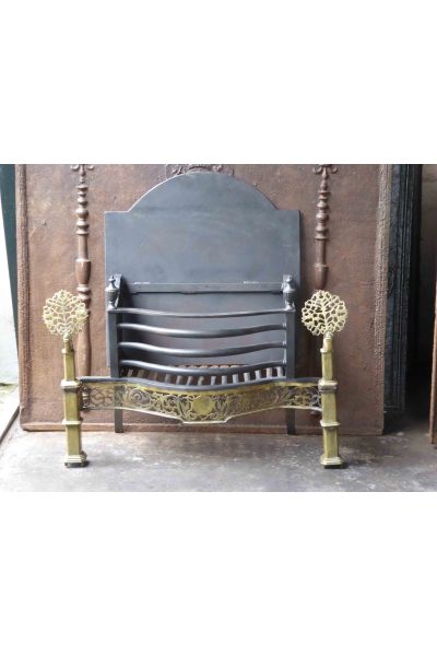 Large Art Nouveau Fire Grate