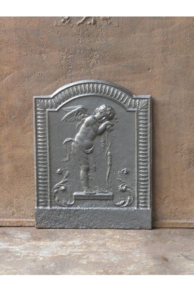 Cupid Fireplace Back Plate