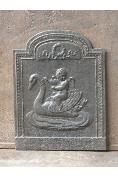 Cupid Fireplace Back Plate