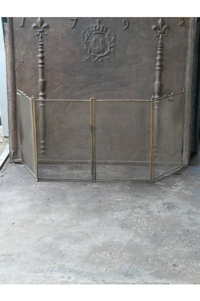 Antique French Fire Screen