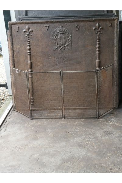 Antique French Fire Screen