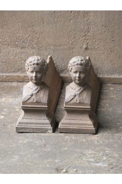 Antique Fireplace Andirons