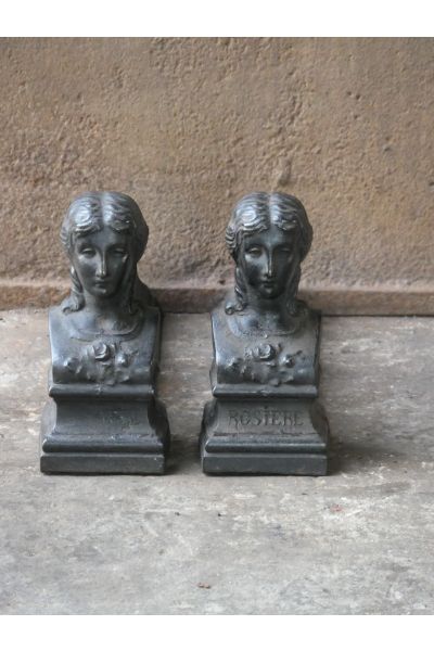 Woman Andirons