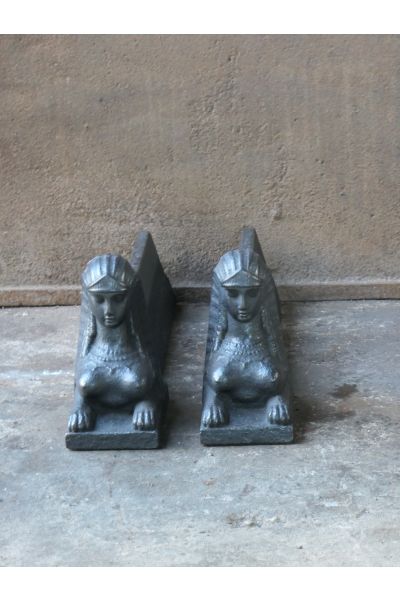 Sphinx Andirons