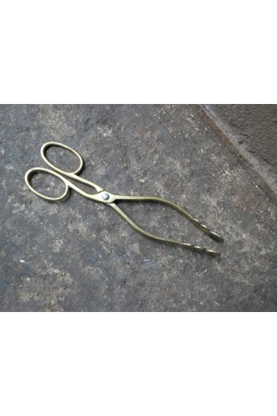 Brass Fireplace Tongs