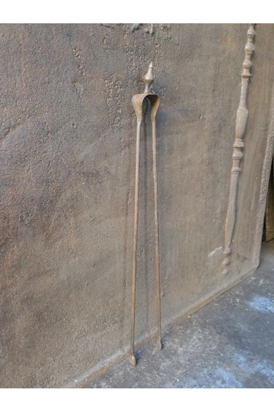 Antique French Fire Tongs