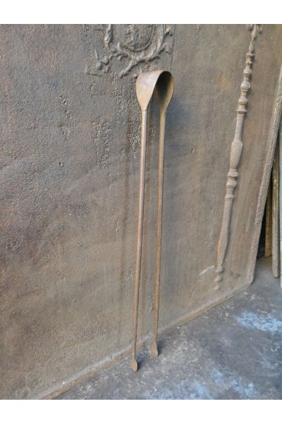 Antique French Fire Tongs