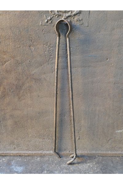 Antique French Fire Tongs