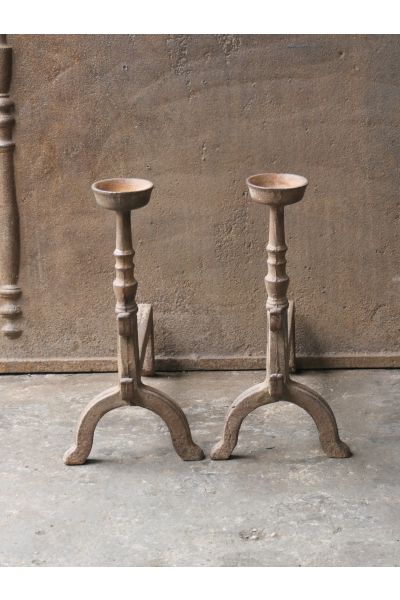 Gothic Style Andirons