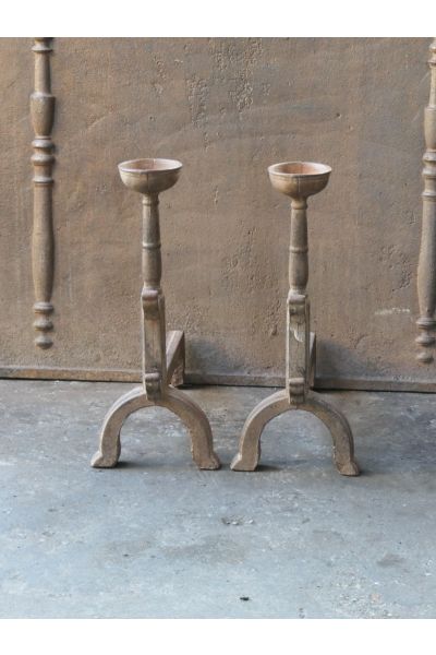 Gothic Style Andirons