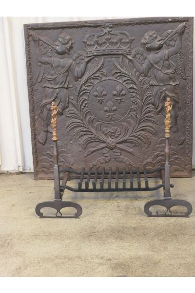 Antique Fireplace Log Grate