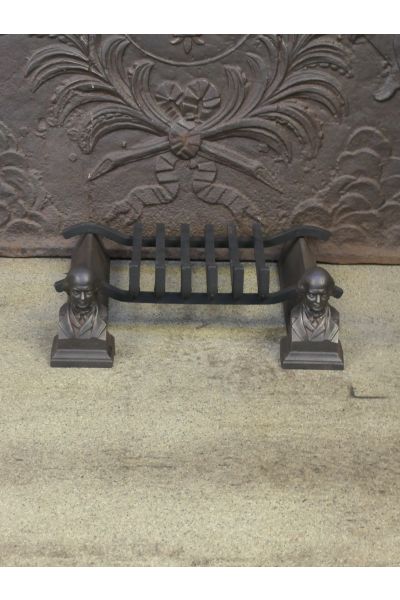 Antique Fireplace Log Grate