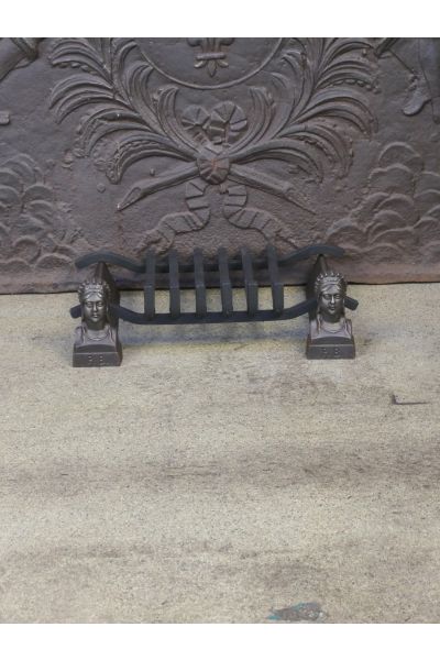 Antique Fireplace Log Grate