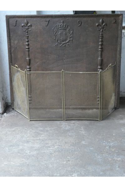 Antique French Fire Screen