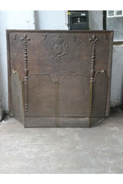 Antique French Fire Screen