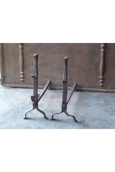 Gothic Andirons Fireplace