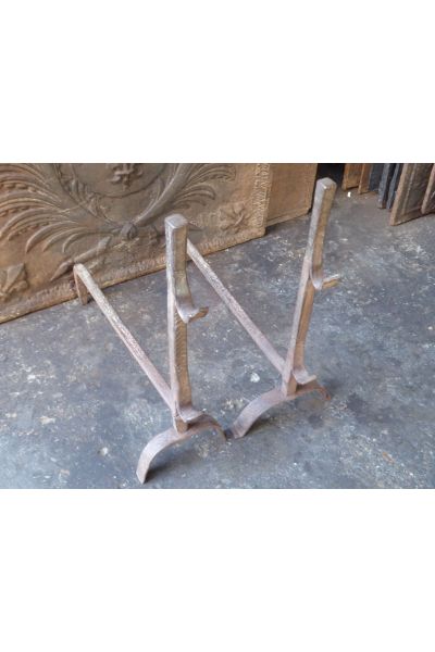 Antique Fireplace Andirons