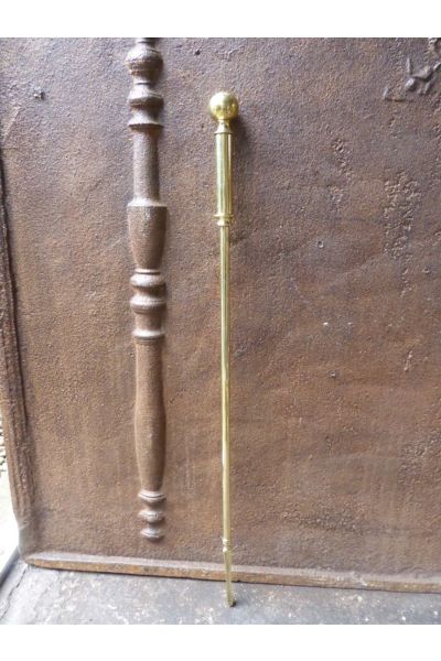 Polished Brass Fire Poker