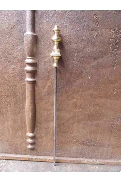 Polished Brass Fire Poker