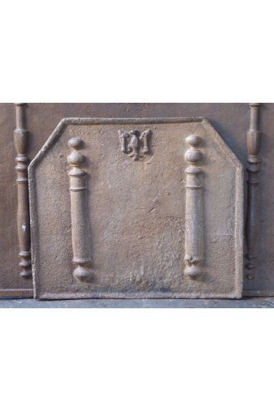 Pillars with Decoration Fireback