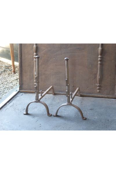 Antique Fireplace Andirons