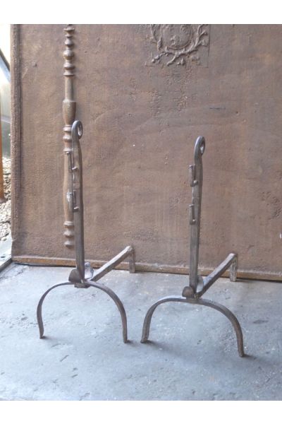 Gothic Style Andirons