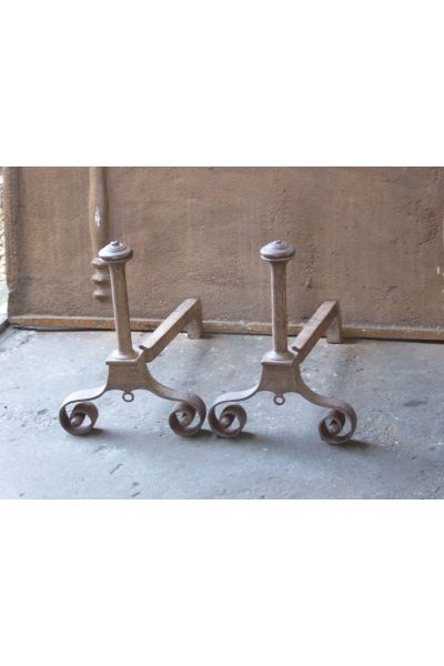 Antique Fireplace Andirons