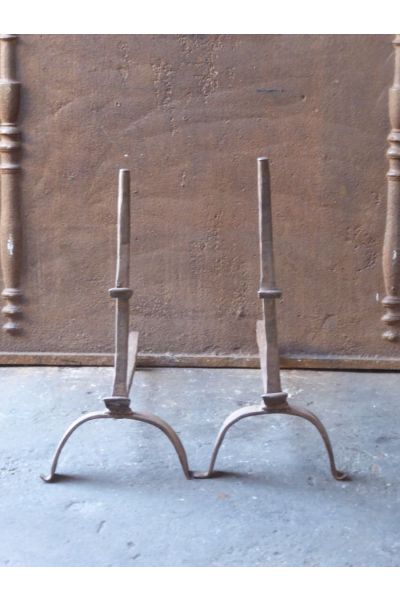 Gothic Style Andirons