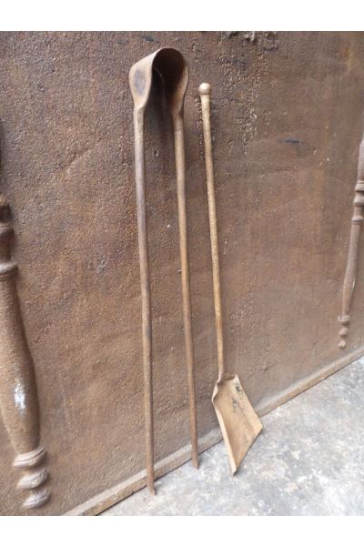 Antique French Fireplace Tools