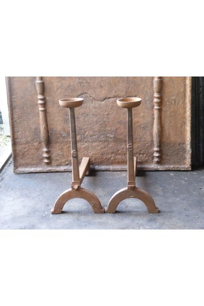 Gothic Andirons Fireplace