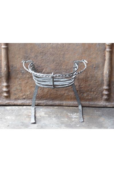 Antique Fireplace Log Grate