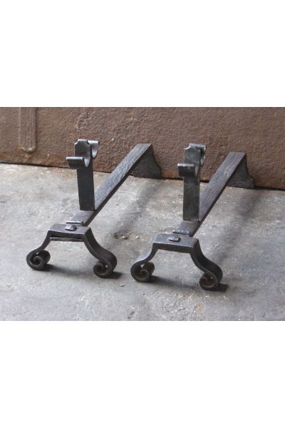 Antique Fireplace Andirons