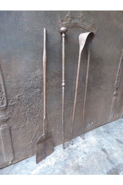 Antique French Fireplace Tools