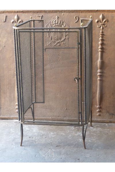 Antique French Fire Screen for Stove