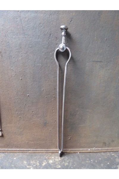 Polished Steel Fire Tongs