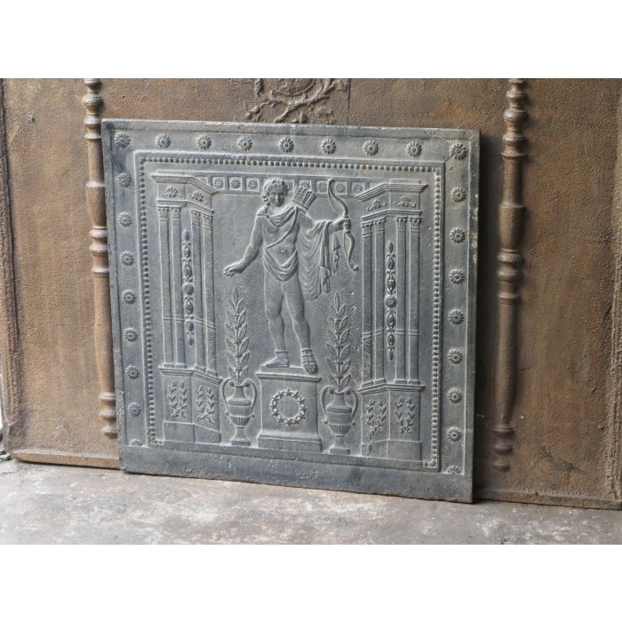Diana Fireplace Back Plate made of Cast iron 