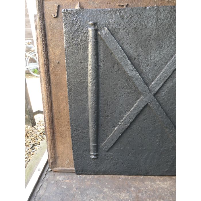Saint Andrew's Cross Fireback made of Cast iron 