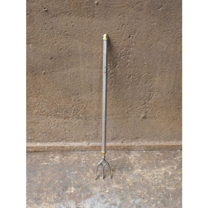 Toasting Fork made of Wrought iron, Brass 